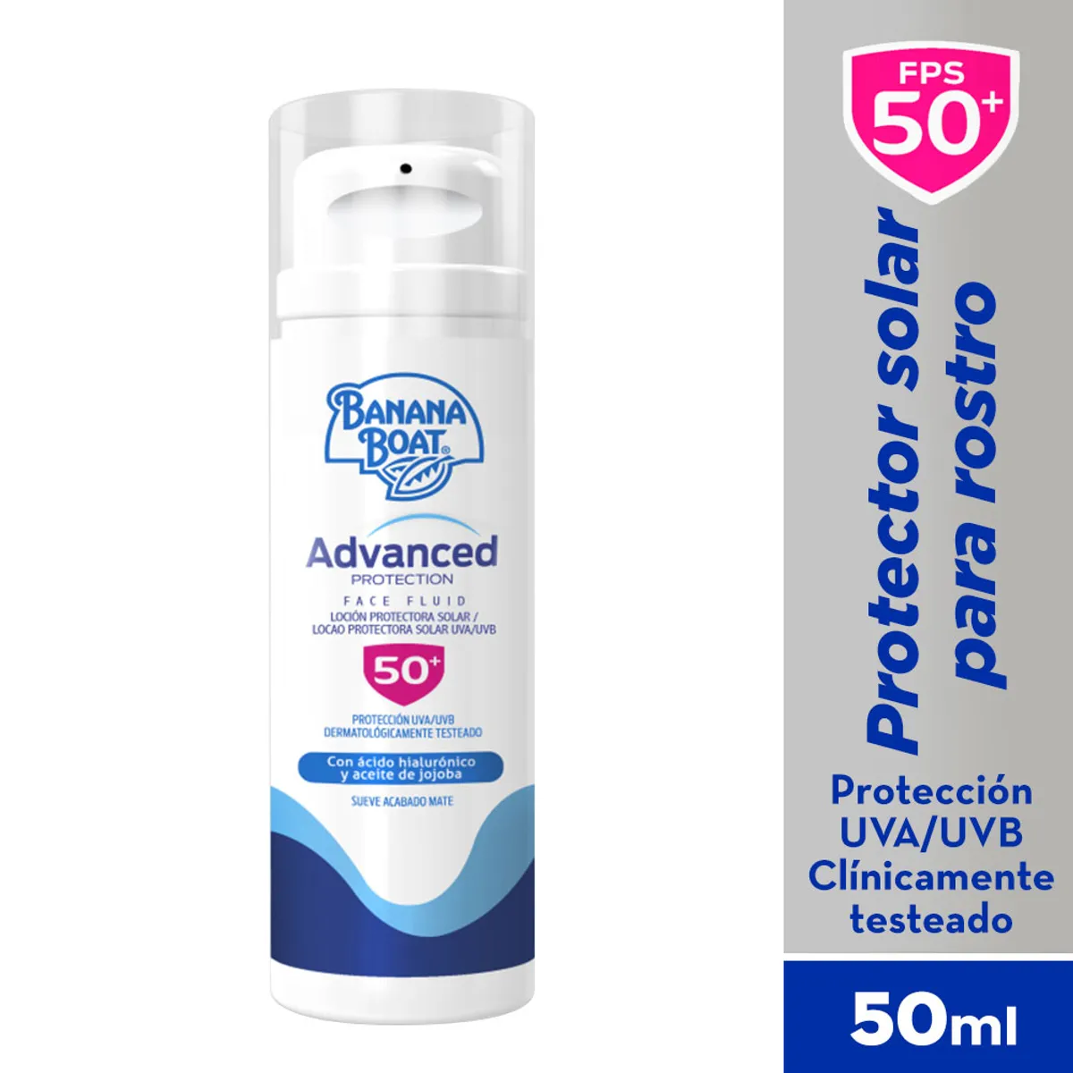 BANANA BOAT - Protector Solar Rostro BB SPF50+ Envase 50 mL