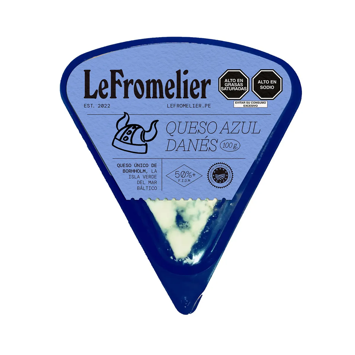 LEFROMELIER - Queso Blue Danés Lefromelier Empaque 100 g
