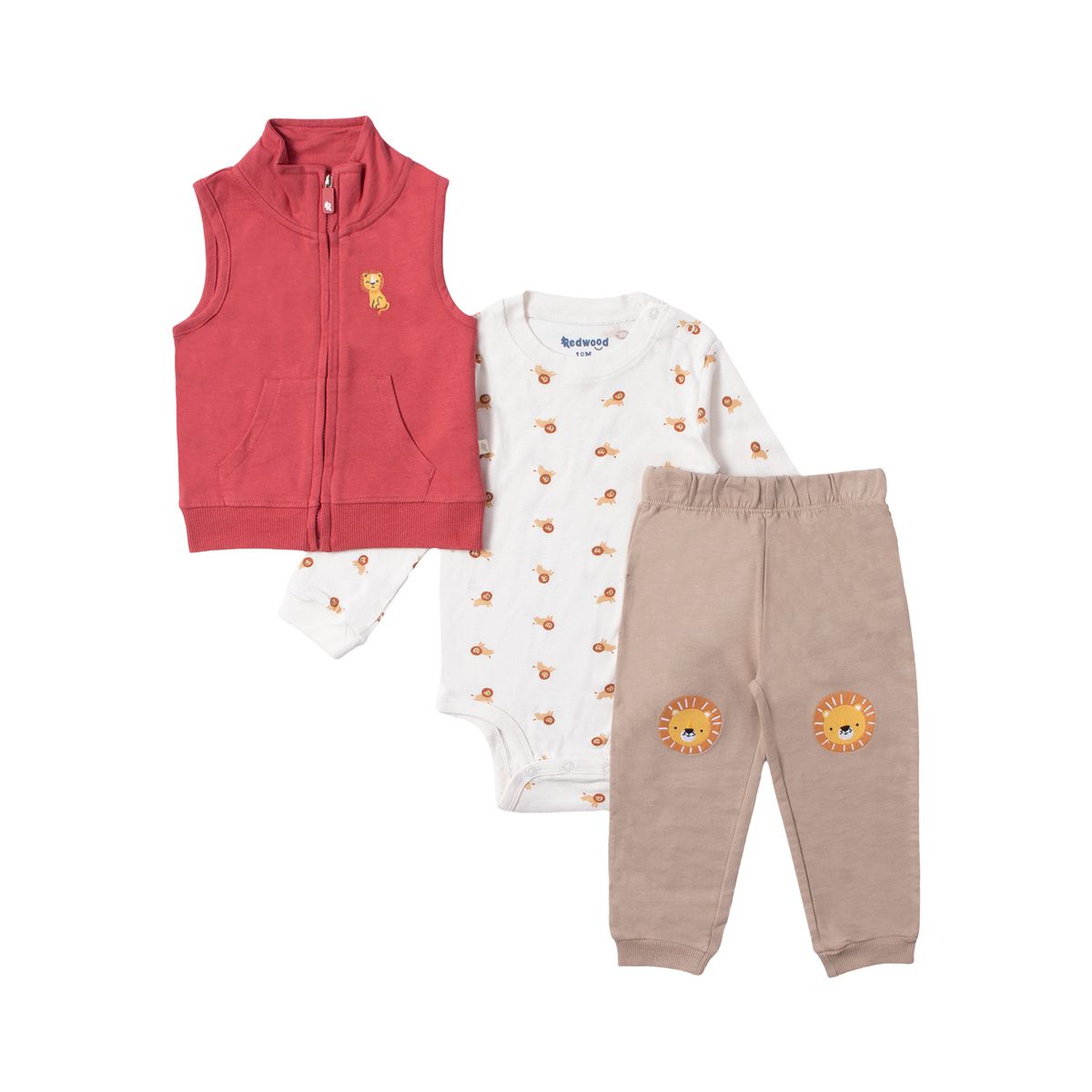REDWOOD - Conjunto 3 Piezas Bebé Niño Redwood