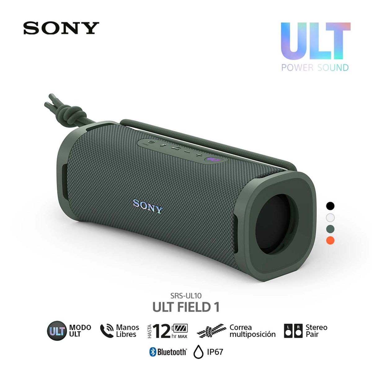 SONY - Parlante Sony Bluetooth SRS-ULT10 Gris