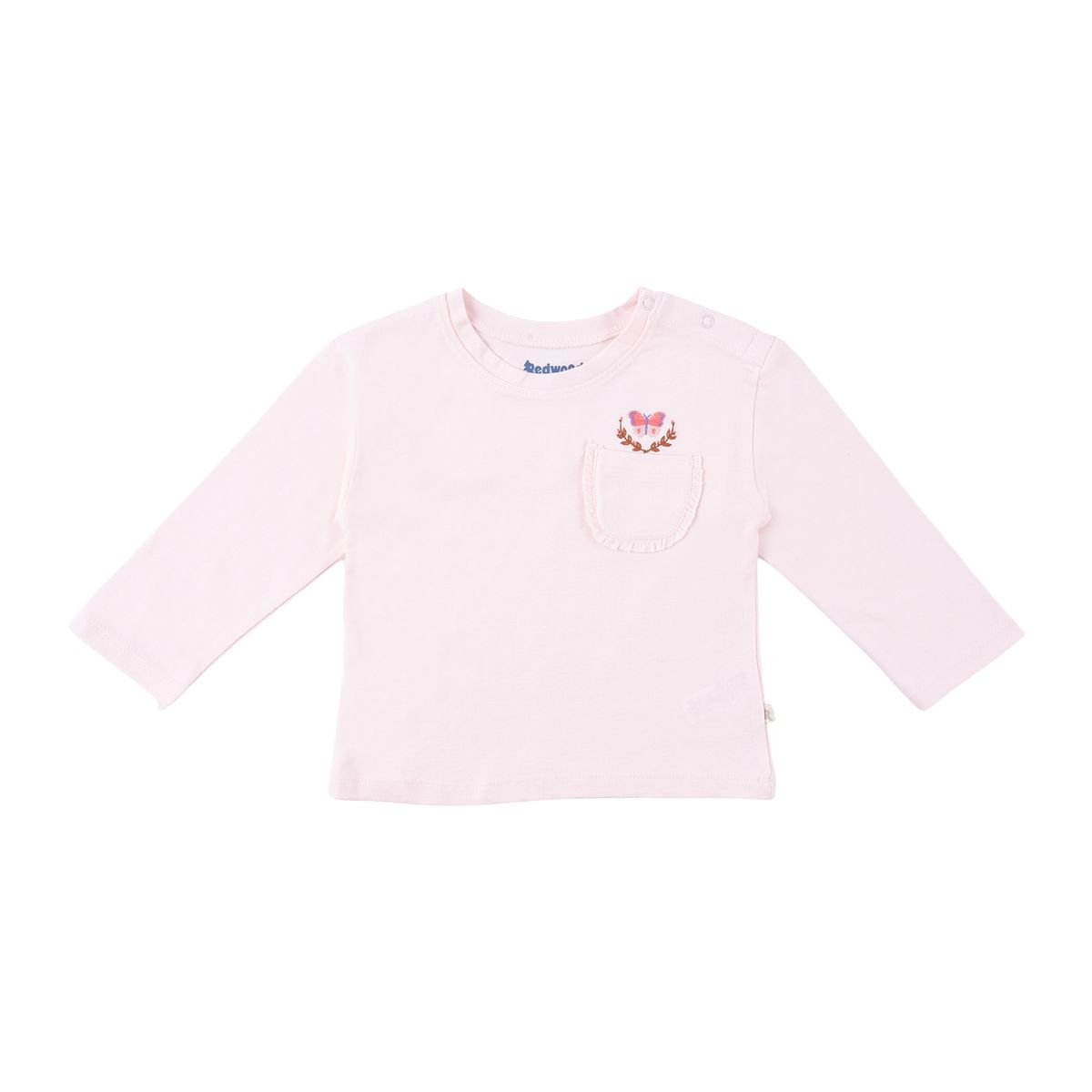 REDWOOD - Polo Bolsillo Bordado Manga Corta Bebé Niña Redwood