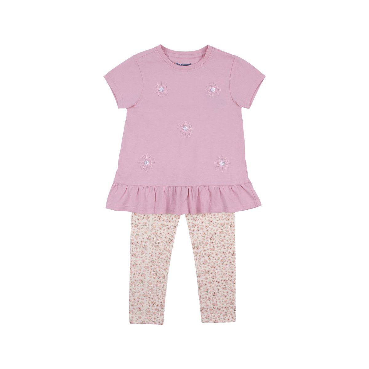 REDWOOD - Conjunto Legging y Polo Niña Redwood