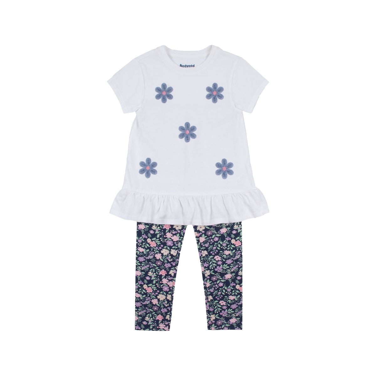REDWOOD - Conjunto Legging y Polo Niña Redwood