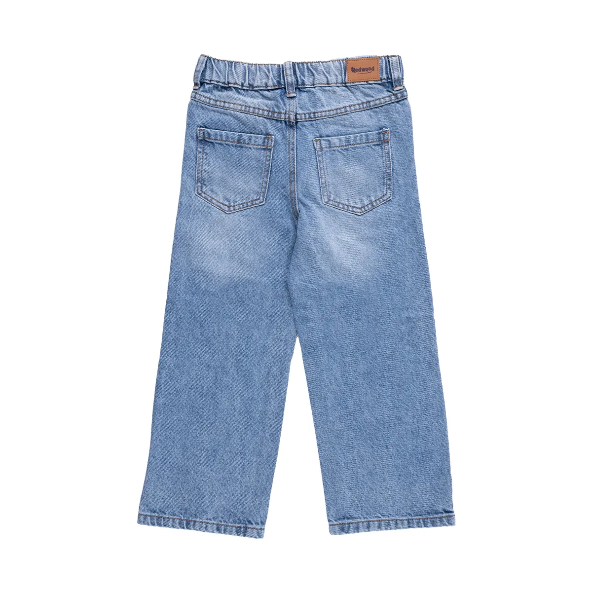 REDWOOD - Jean Wide Leg Bordado Niña Redwood