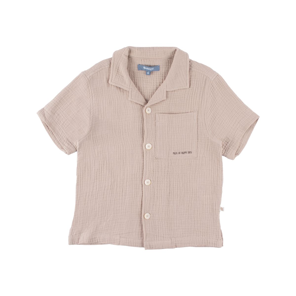 REDWOOD - Camisa Manga Corta Muselina Niño Redwood