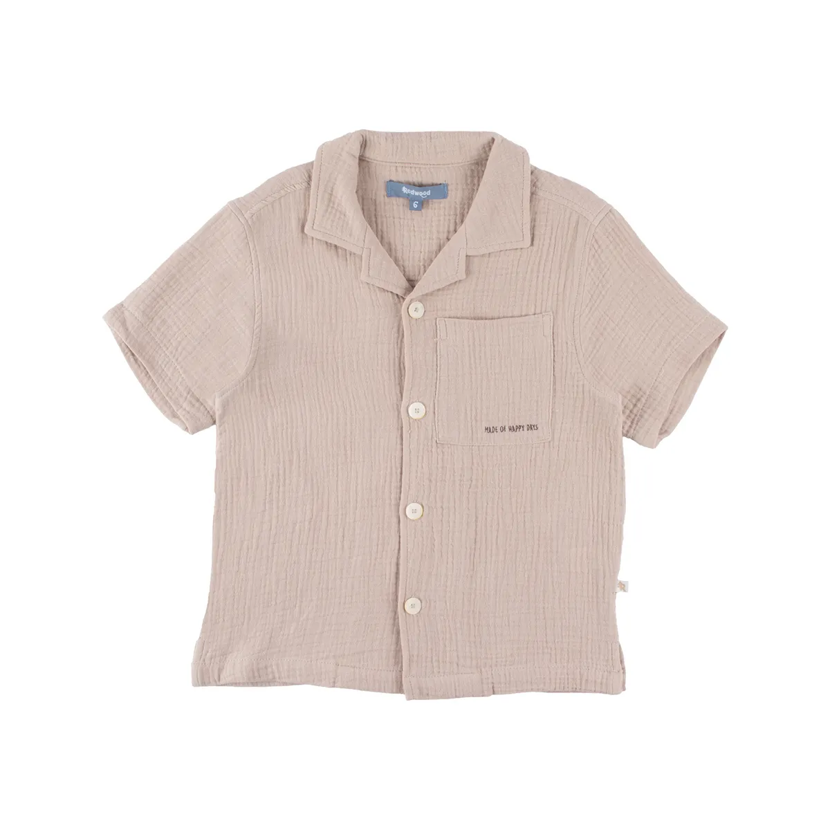 REDWOOD - Camisa Manga Corta Muselina Niño Redwood