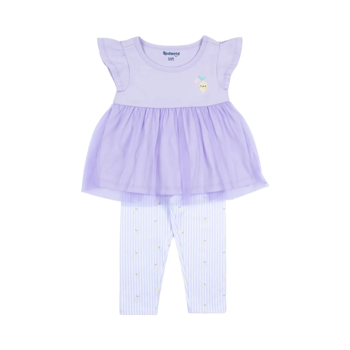 REDWOOD - Conjunto 2 Piezas Vestido Tul Bebé Niña Redwood