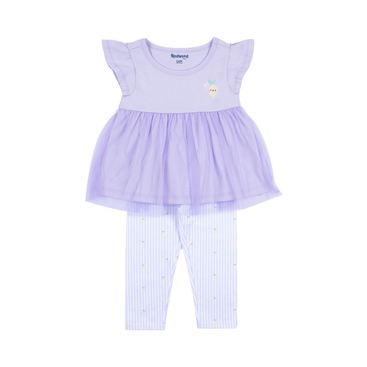 REDWOOD - Conjunto 2 Piezas Vestido Tul Bebé Niña Redwood