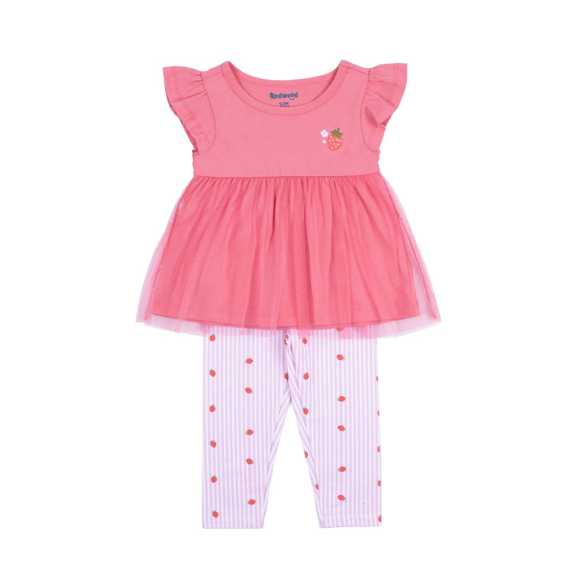 REDWOOD - Conjunto 2 Piezas Vestido Tul Bebé Niña Redwood