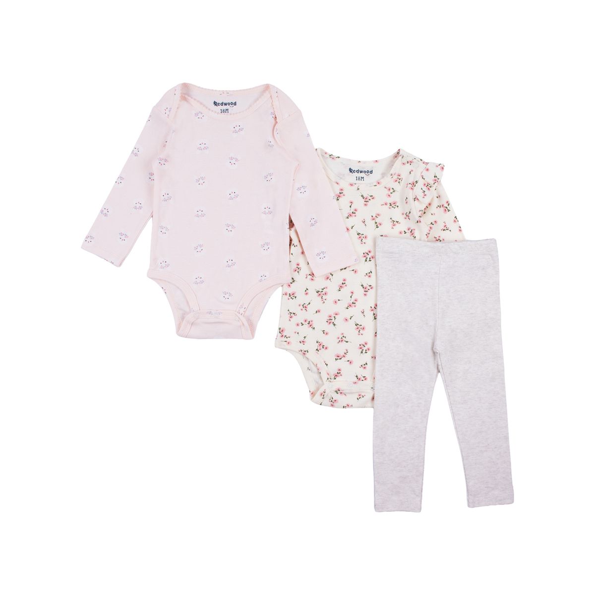 REDWOOD - Conjunto 3 Piezas Bebé Niña Redwood