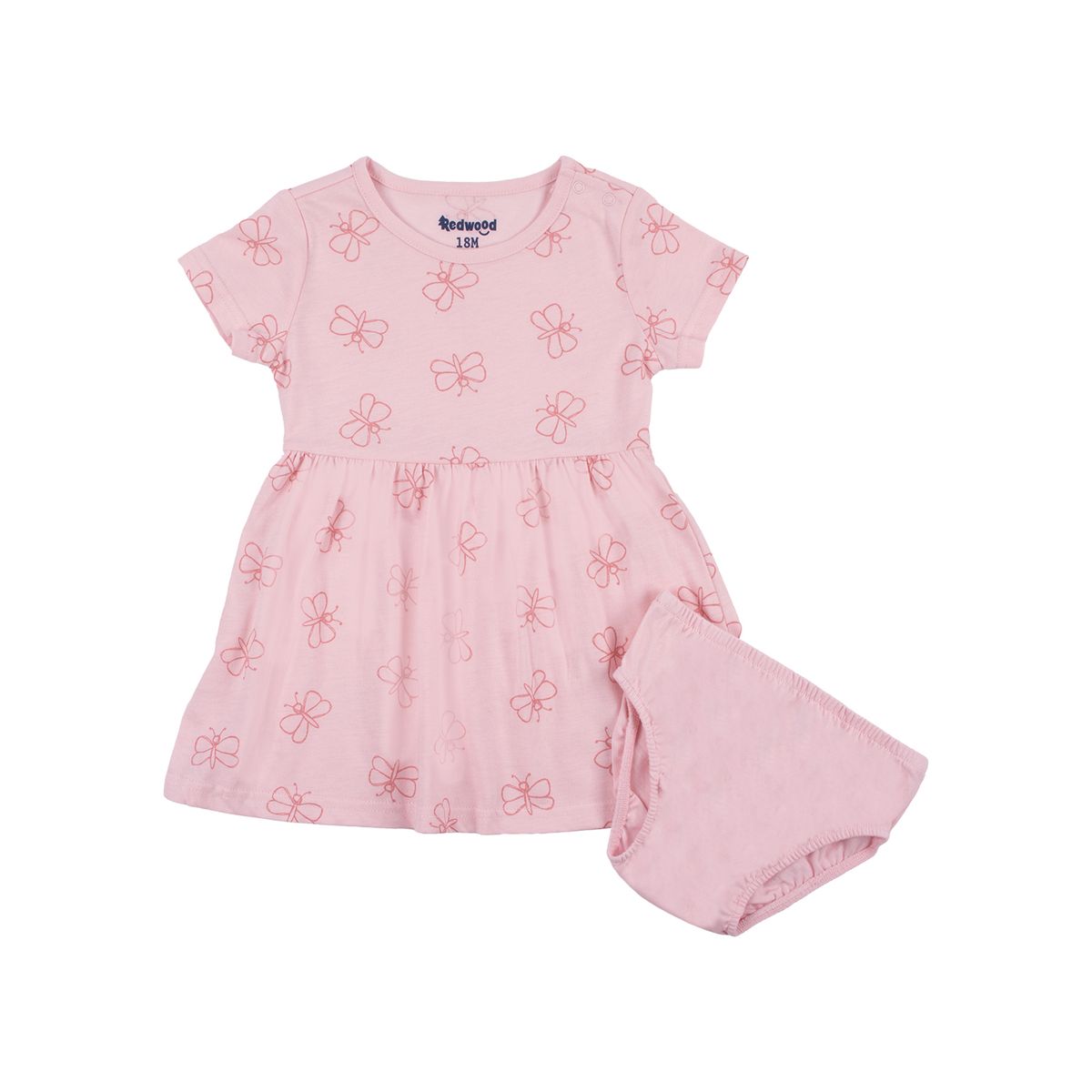 REDWOOD - Vestido Básico Bebé Niña Redwood