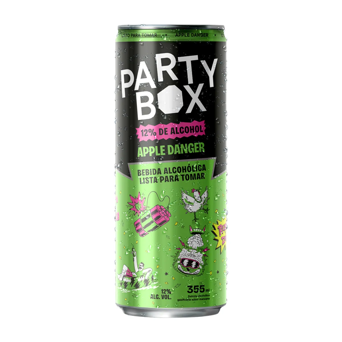 PARTY BOX - Bebida RTD Party Box Gasificada Man Lata 355 mL