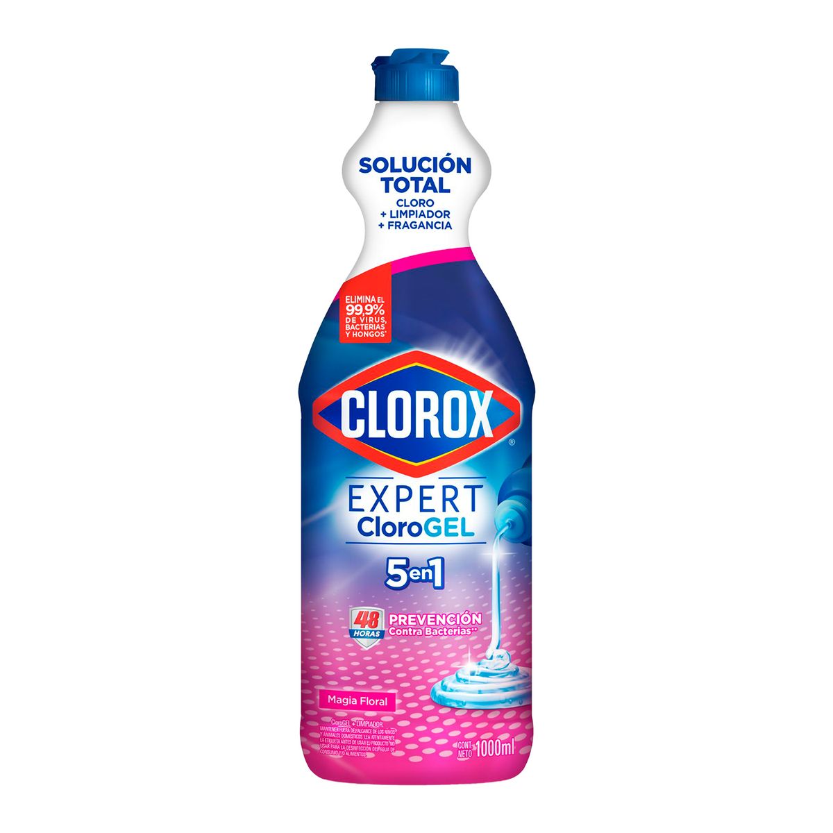 CLOROX - Lejía en Gel Clorox Floral Botella 1 L
