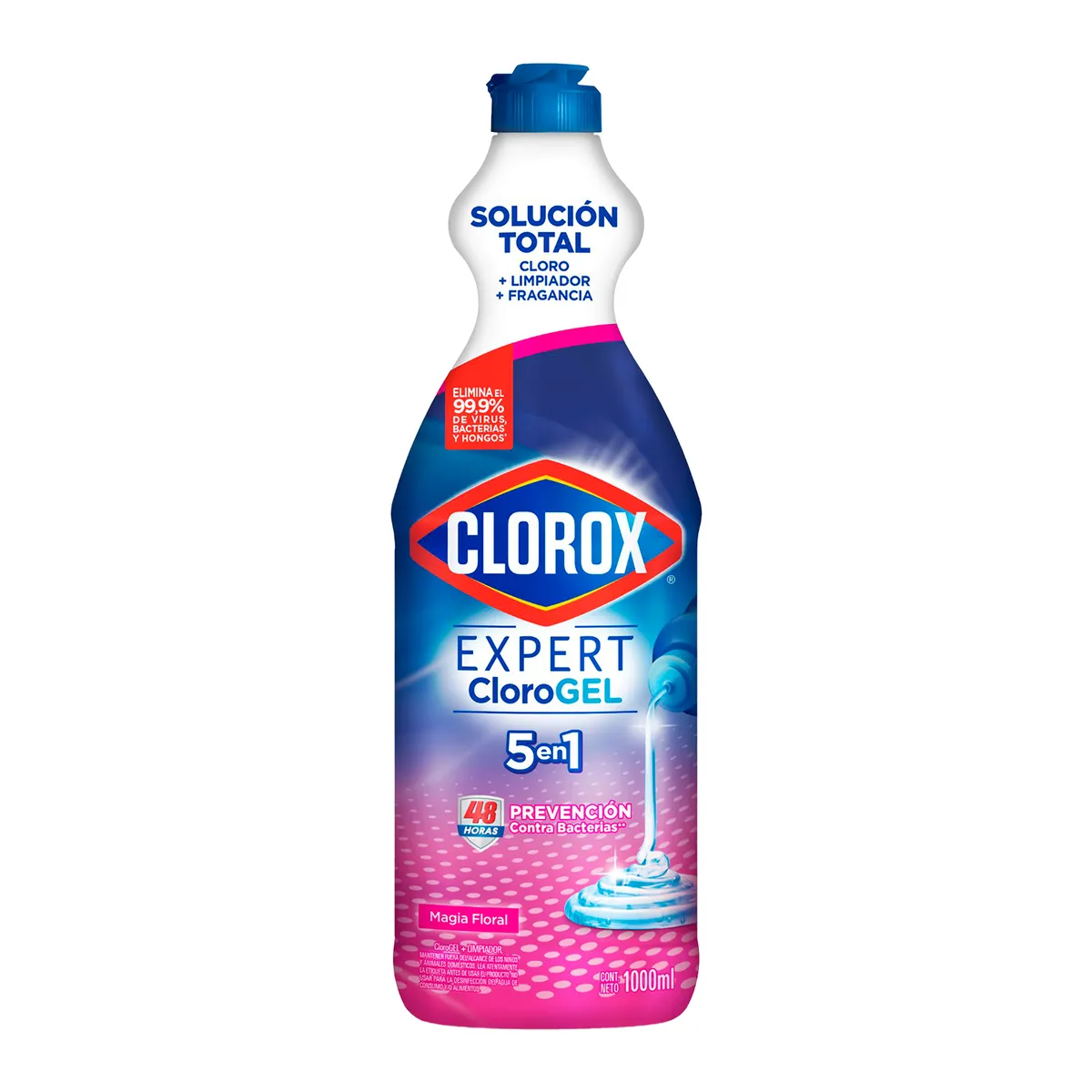 CLOROX - Lejía en Gel Clorox Floral Botella 1 L