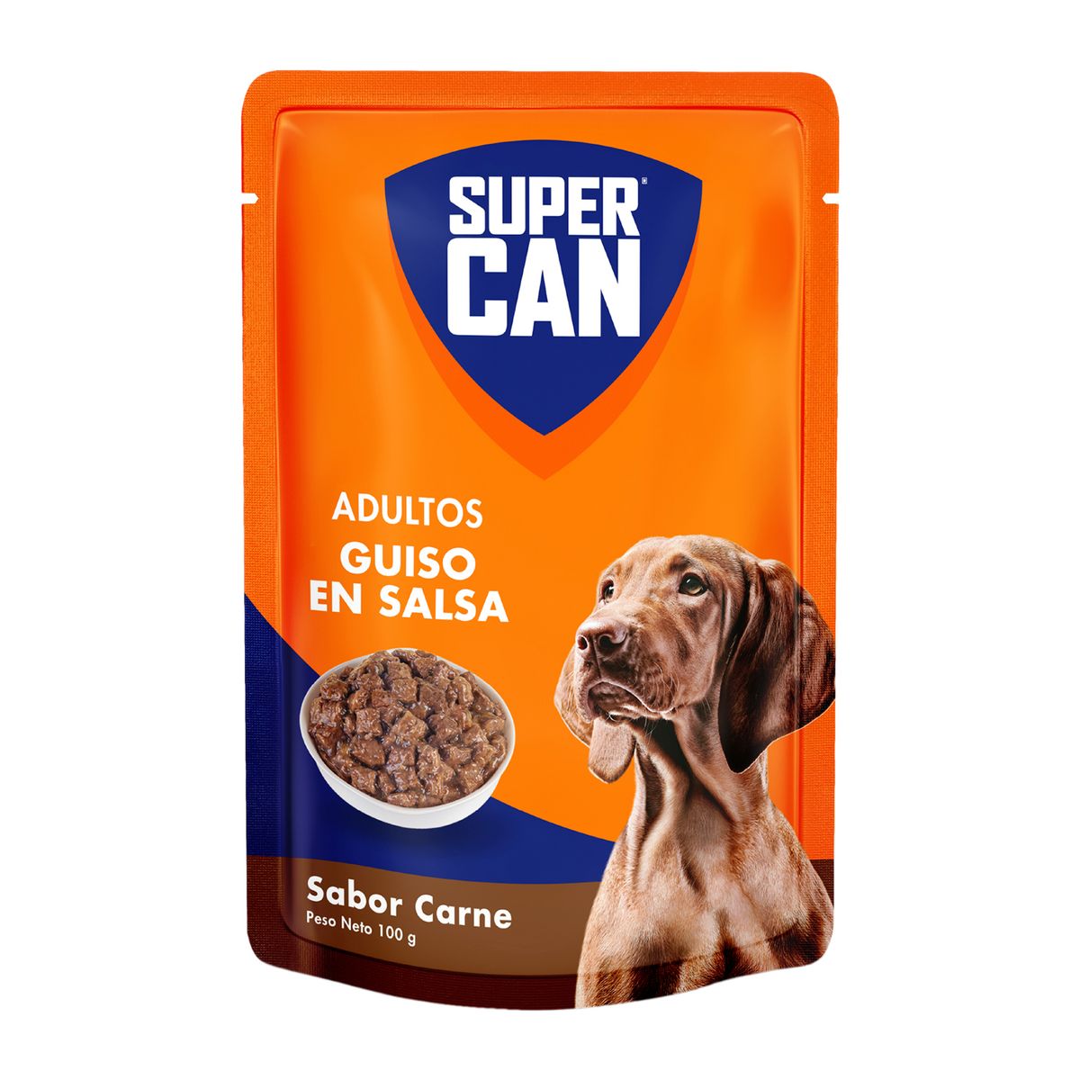 SUPERCAN - Guiso en Salsa Supercan Adultos Sabor Carne Doypack 100 g