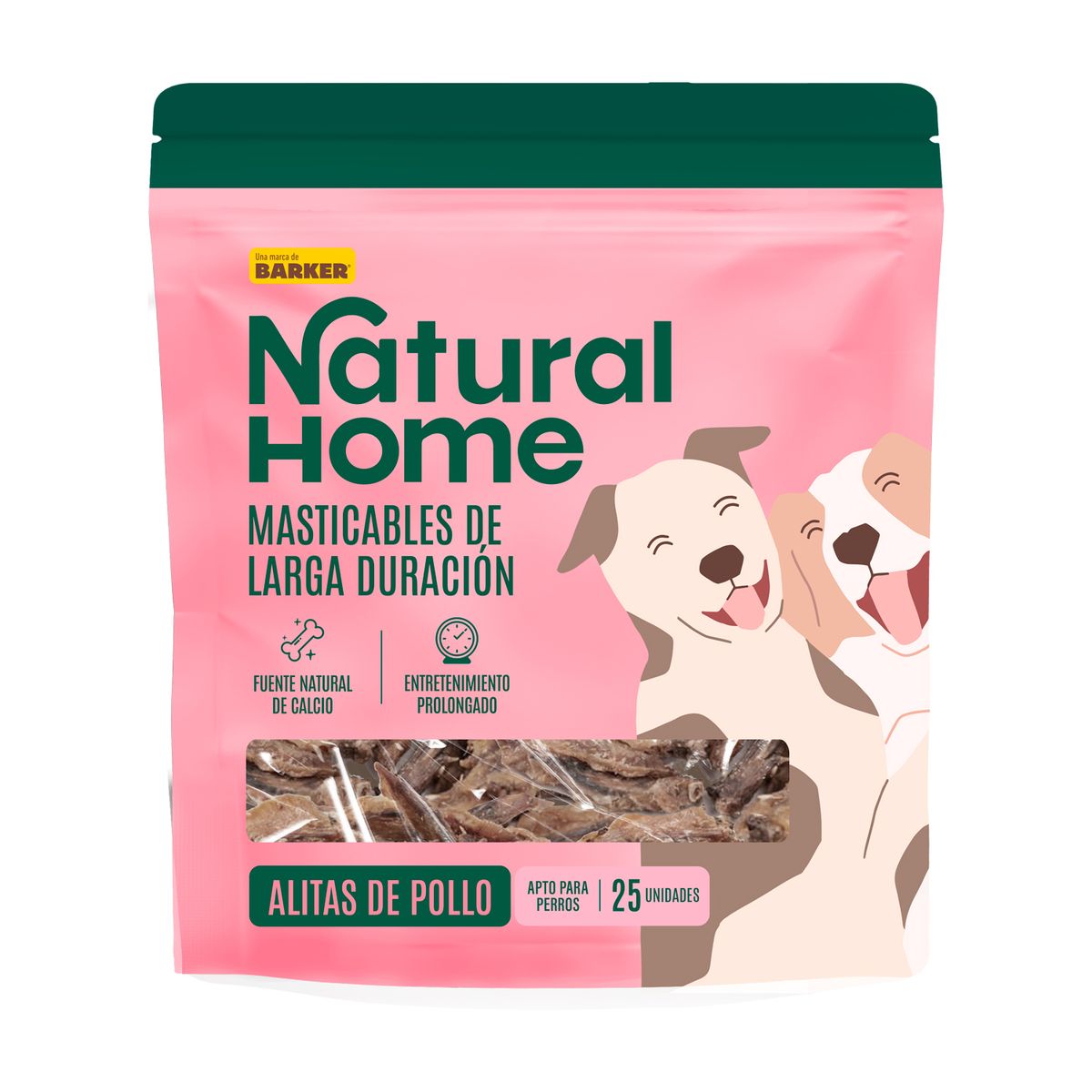 NATURAL HOME - Alitas de Pollo para Mascota Natural Home Doypack 25 Und