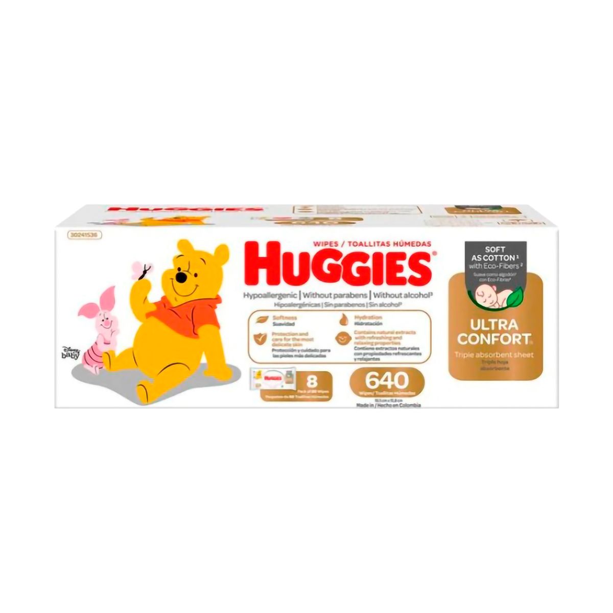 HUGGIES - Toallitas Húmedas Huggies Ultra Confort Caja 640 Und