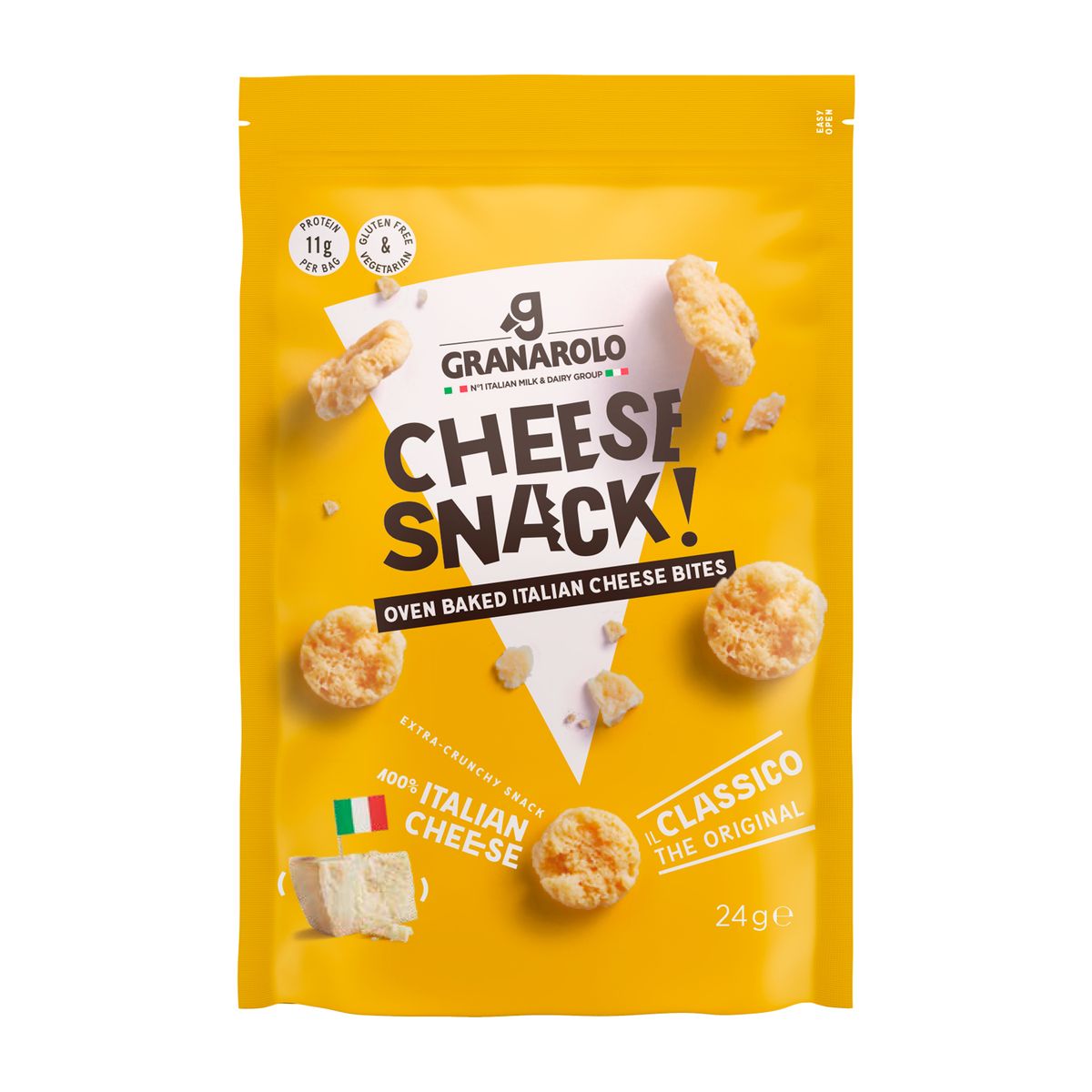 GRANAROLO - Snack de Queso Clásico Granarolo Bolsa 24 g
