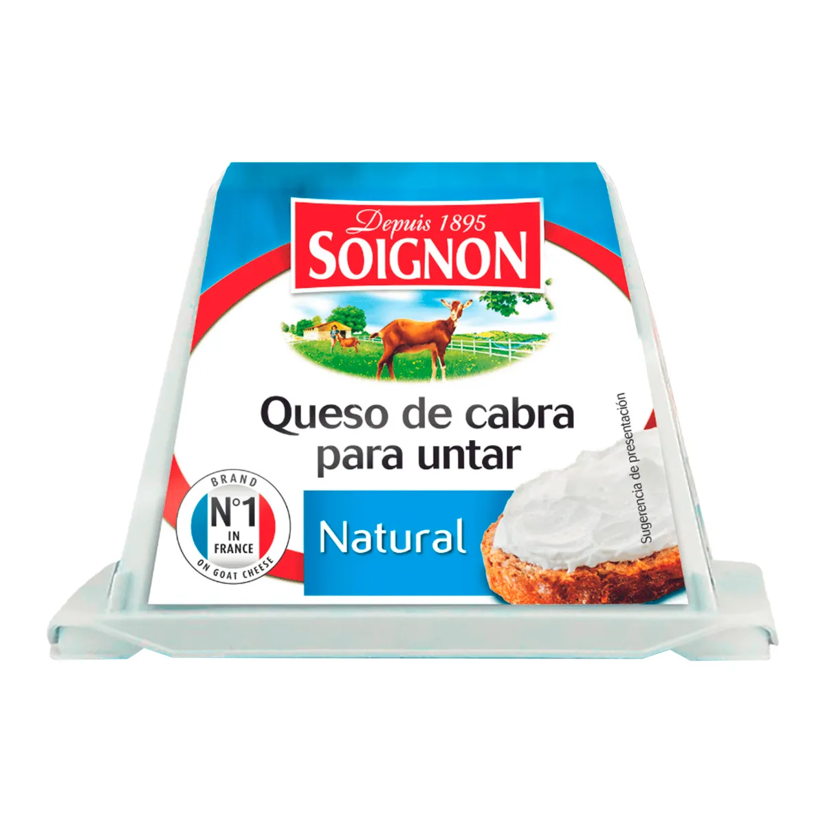 SOIGNON - Queso de Cabra Untable Soignon Pirámide Envase 150 g