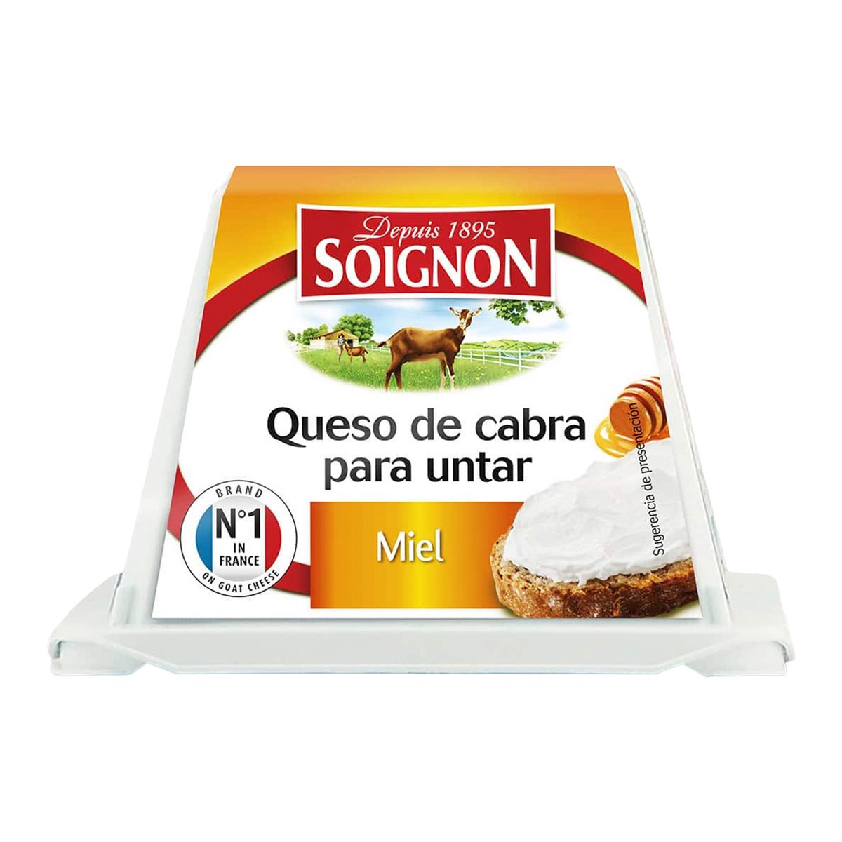 SOIGNON - Queso Pirámide de Cabra con Miel Soignon Empaque 150 g
