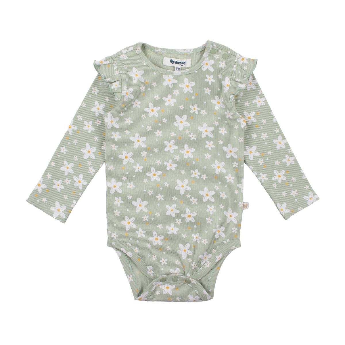 REDWOOD - Body Manga Larga Rib Bebé Niña Redwood