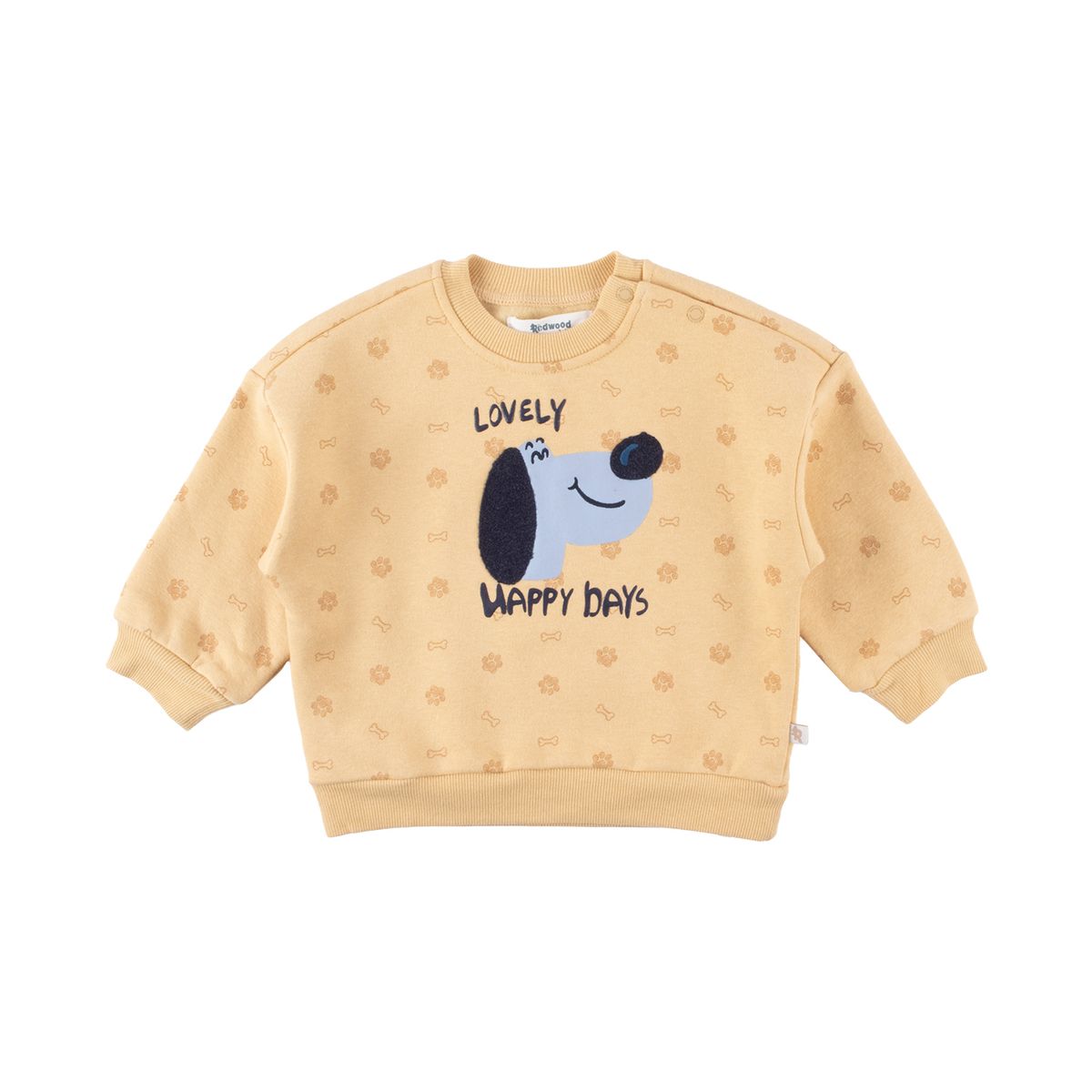 REDWOOD - Poleron Capucha Bordado Bebé Niño Redwood