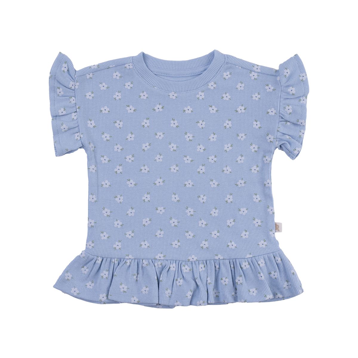 REDWOOD - Polo Manga Corta Rib Vuelos Bebé Niña Redwood