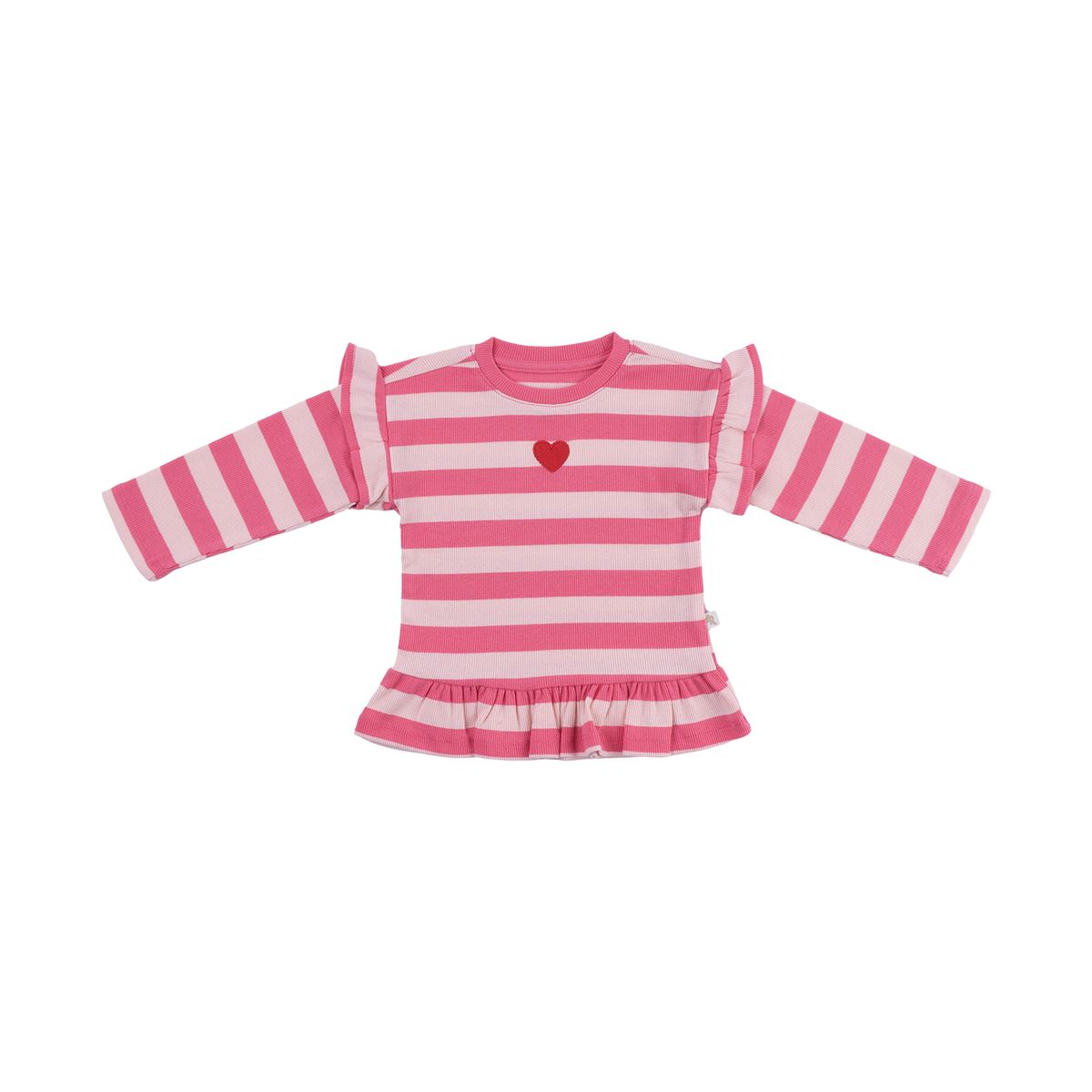 REDWOOD - Polo Manga Larga Rib Vuelos Bebé Niña Redwood