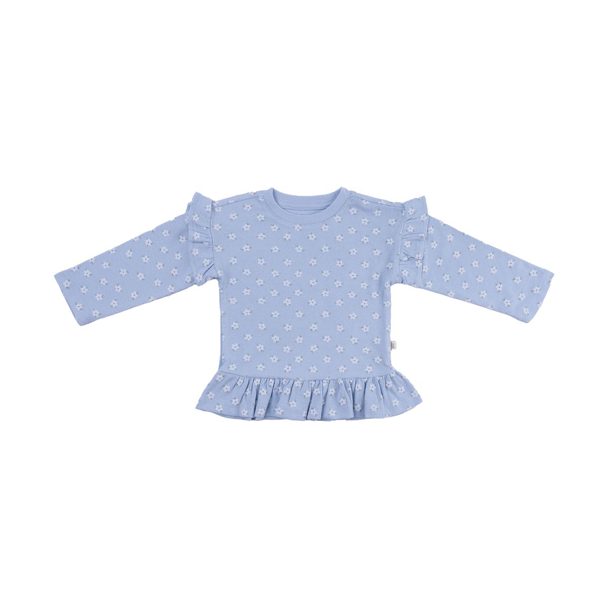 REDWOOD - Polo Manga Larga Rib Vuelos Bebé Niña Redwood