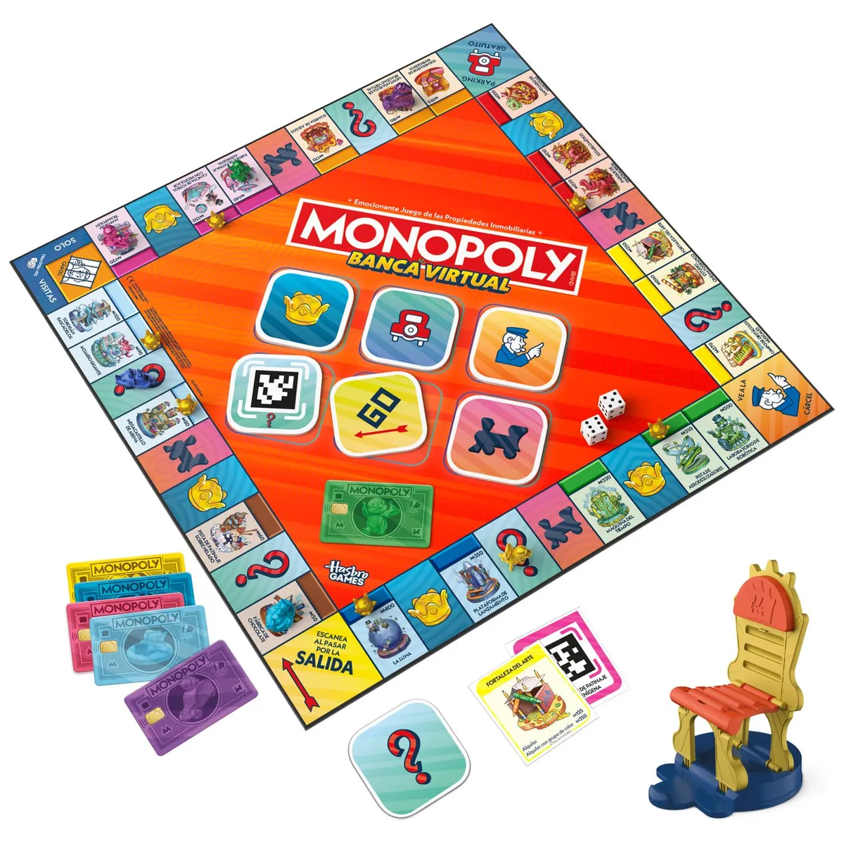 HASBRO GAMING - Juego de Mesa Monopoly Banca Virtual
