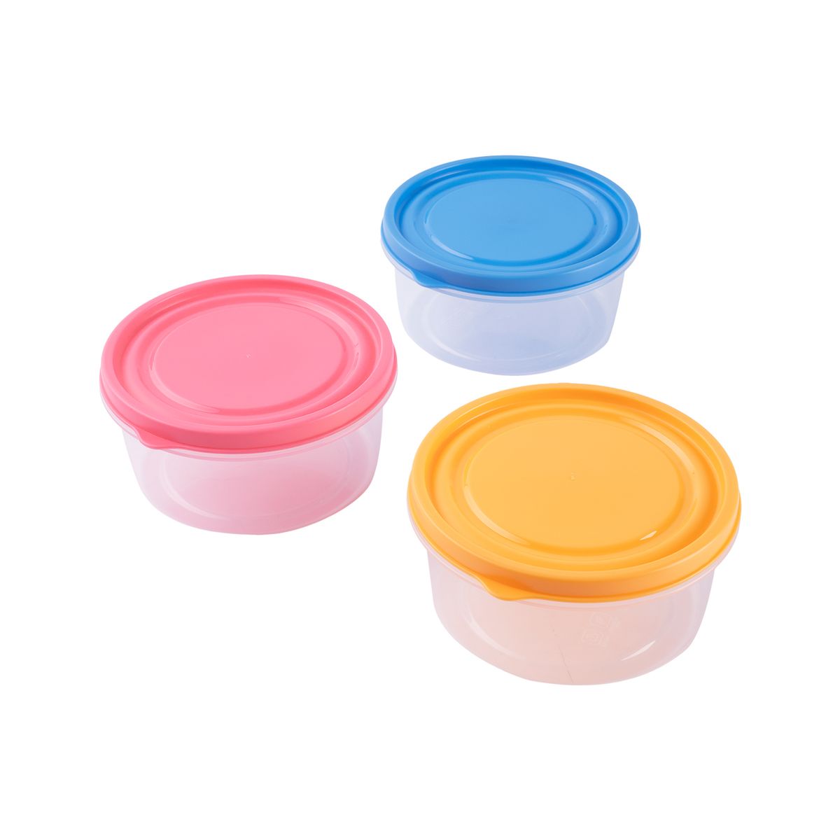 CASA JOVEN - Set Mini Contenedor Redondo Assort 6 Piezas 500 mL