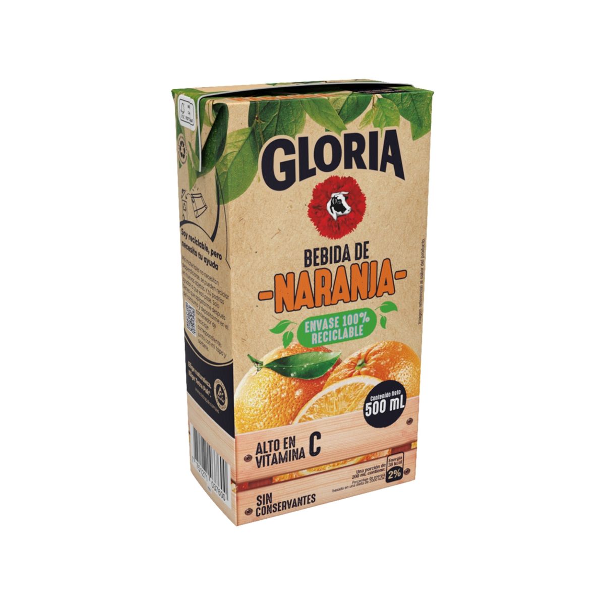 GLORIA - Bebida Gloria Naranja Caja 500 mL