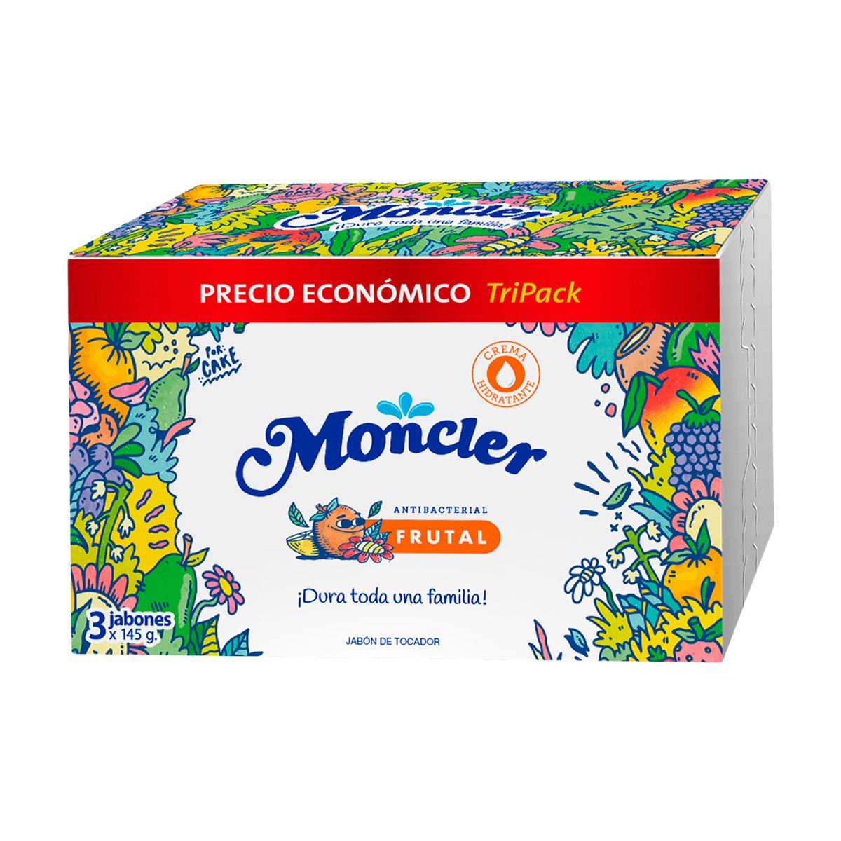 MONCLER - Jabón Moncler Frutal Empaque 3 Und