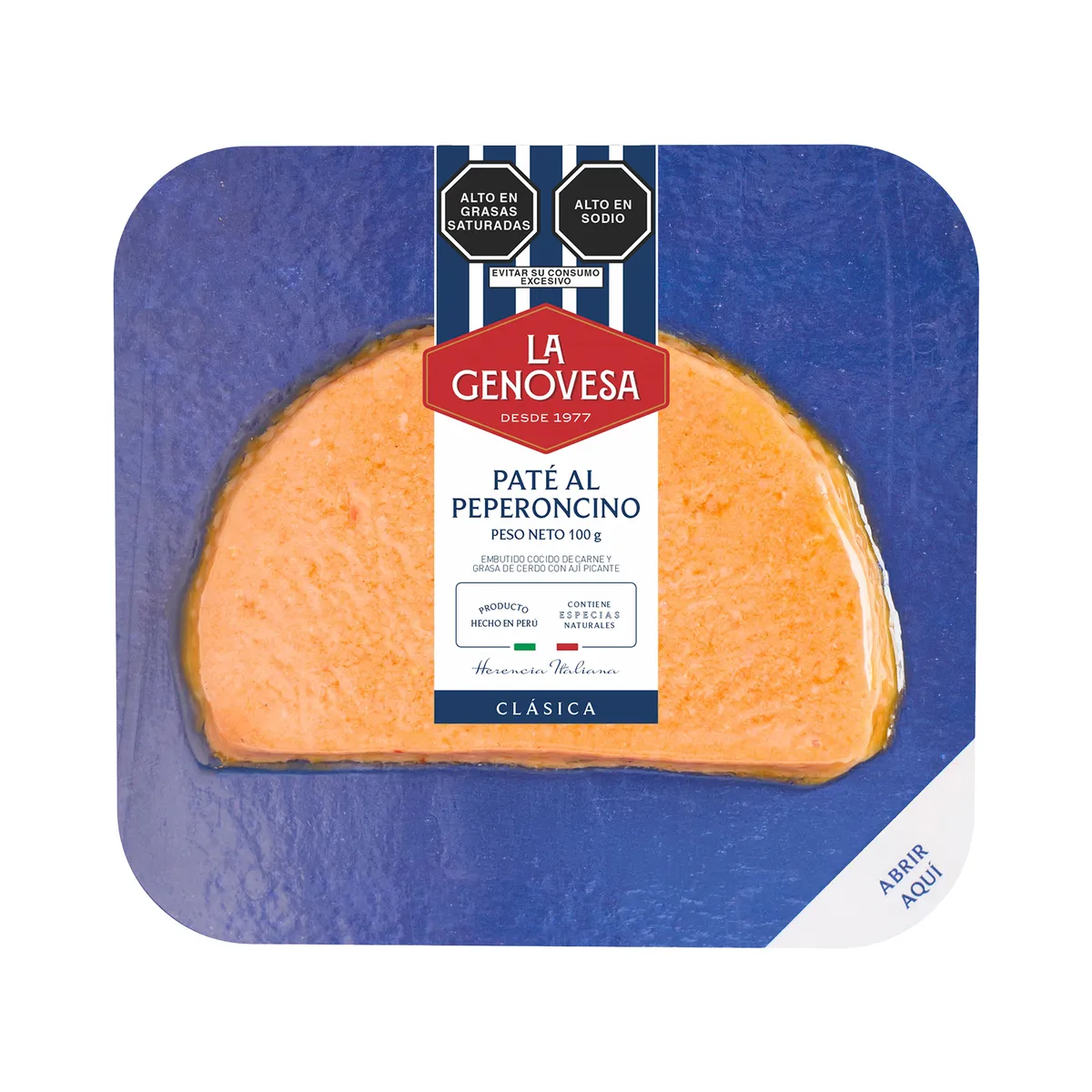 LA GENOVESA - Paté de Peperoncino La Genovesa Empaque 100 g