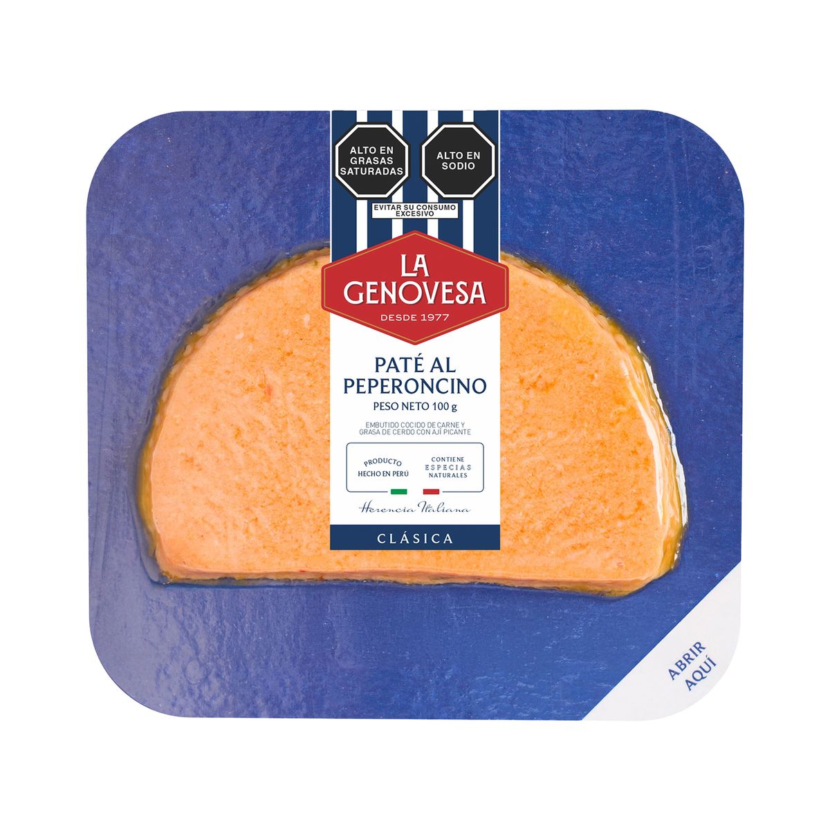 LA GENOVESA - Paté de Peperoncino La Genovesa Empaque 100 g