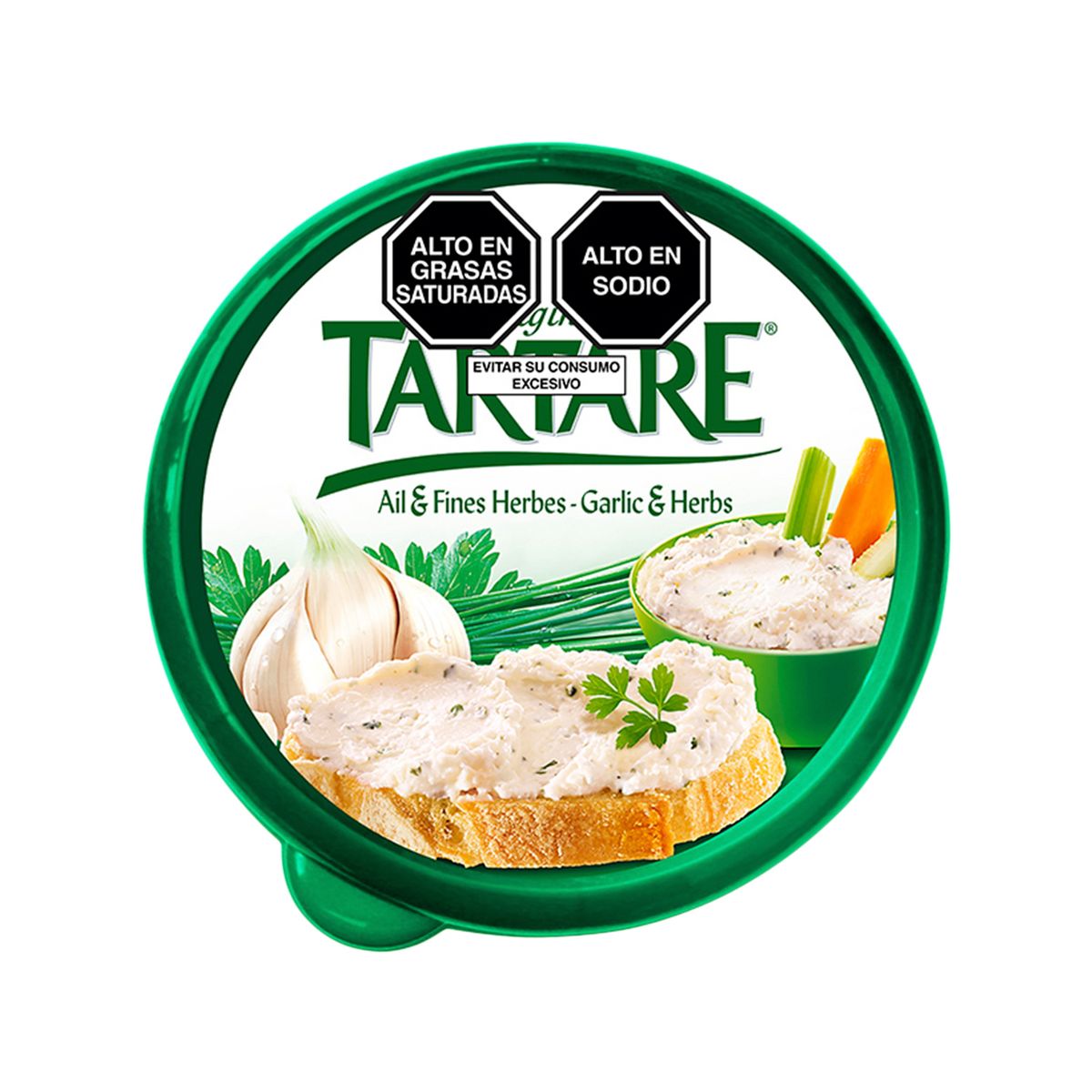  - Queso Tartare Ajo y Finas Hierbas Caja 150 g