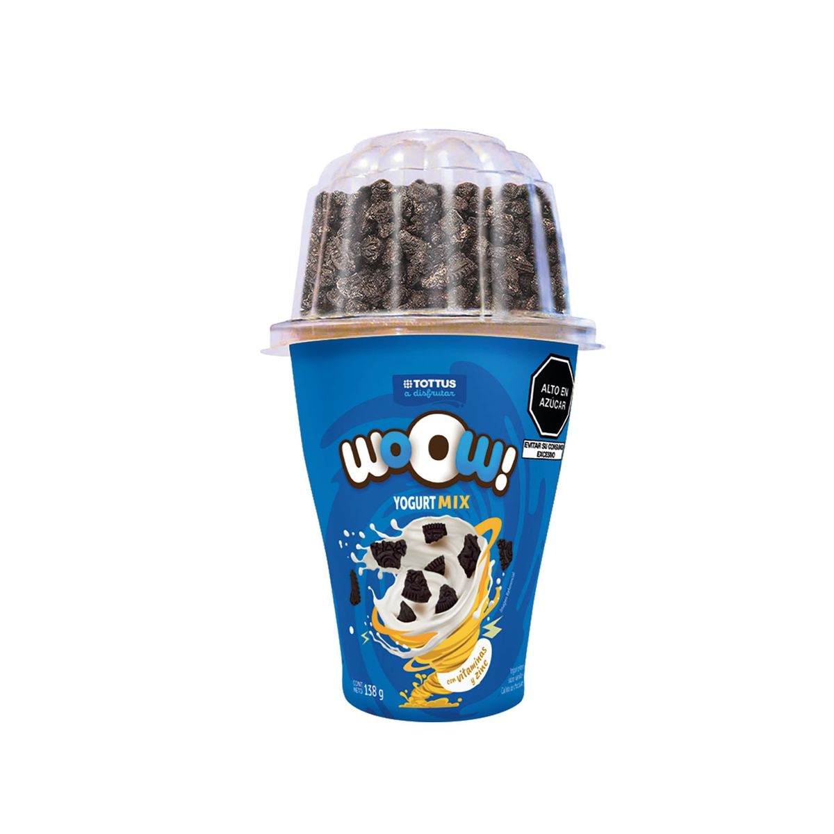 TOTTUS - Yogurt Mix Tottus Vainilla Galletas Black Envase 138 g