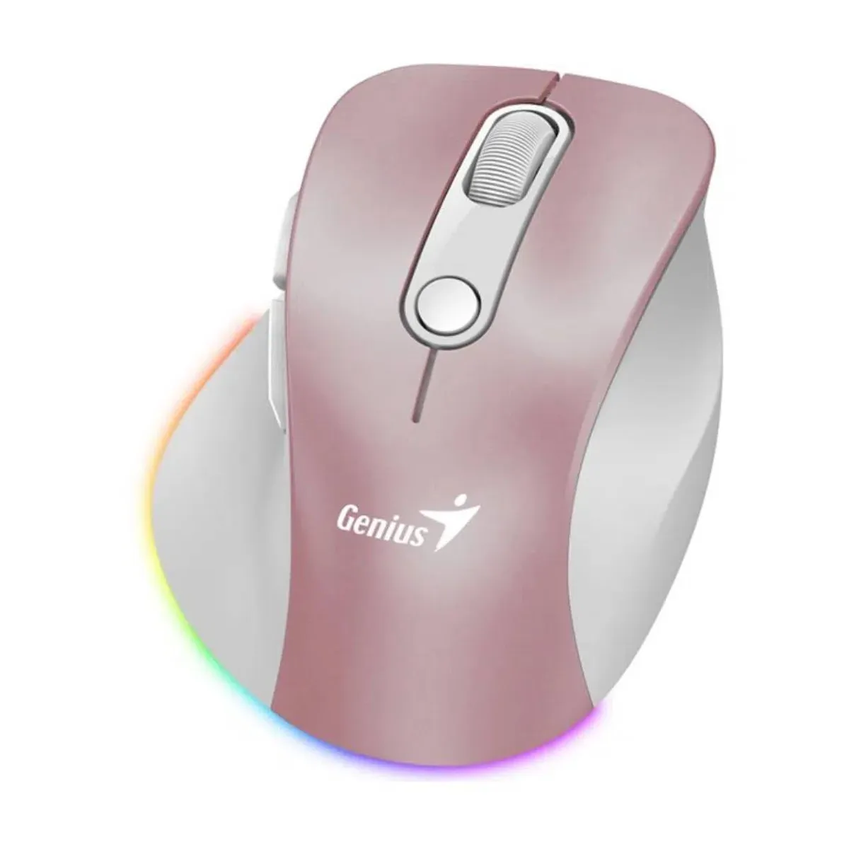GENIUS - Mouse Genius Inalámbrico Ergo 9000S Pink