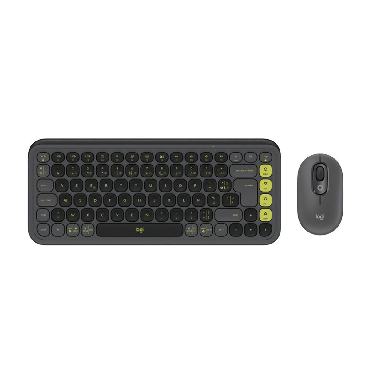 LOGITECH - Teclado Logitech + Mouse Pop Icon Bt Black