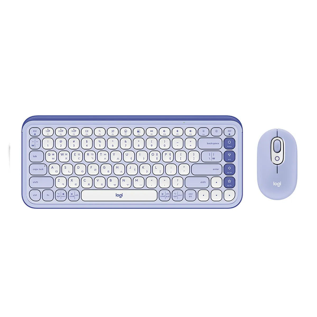 LOGITECH - Teclado Logitech + Mouse Pop Icon Bt Lila