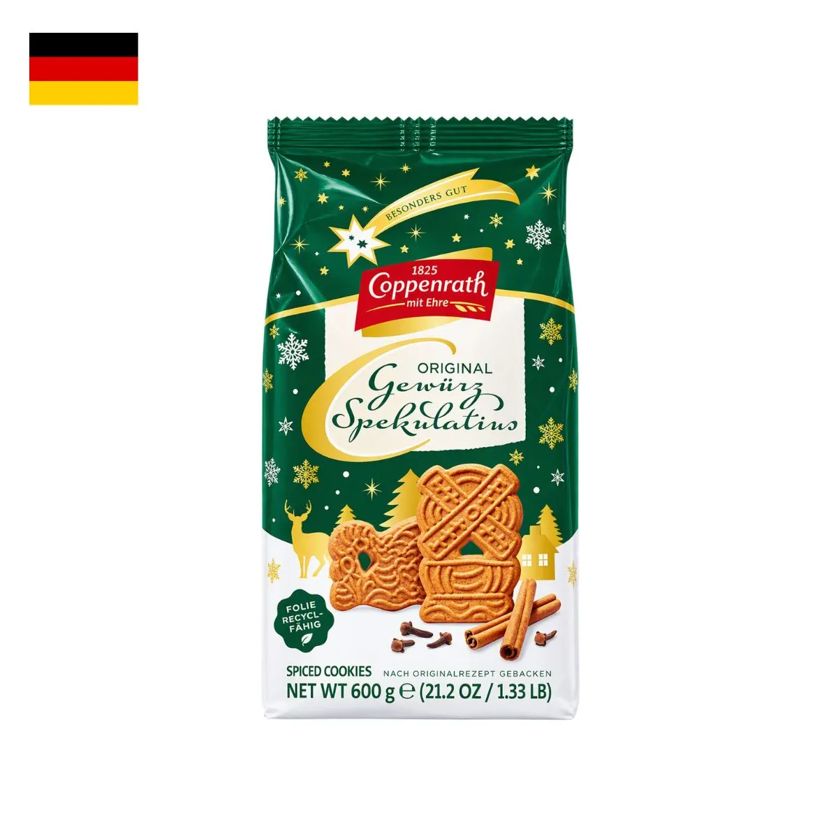 COPPENRATH - Galletas Coppenrath Navidad Original Empaque 600 g