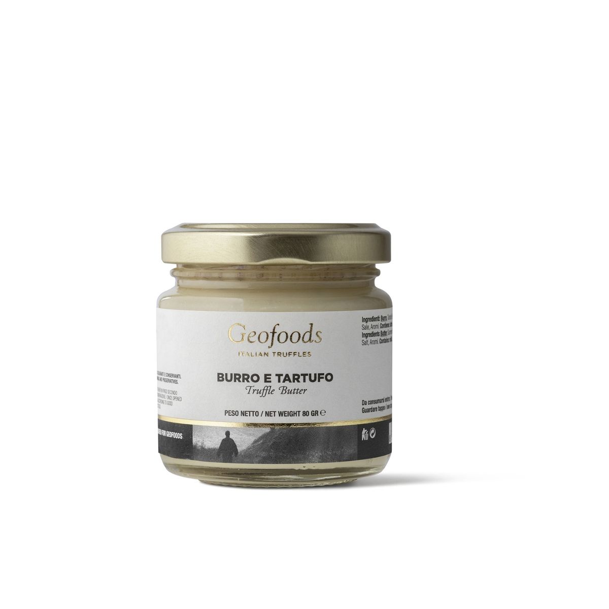 GEOFOODS ITALIAN TRUFFLES - Condimento Geofoods Mantequilla de Trufa Envase 80 g