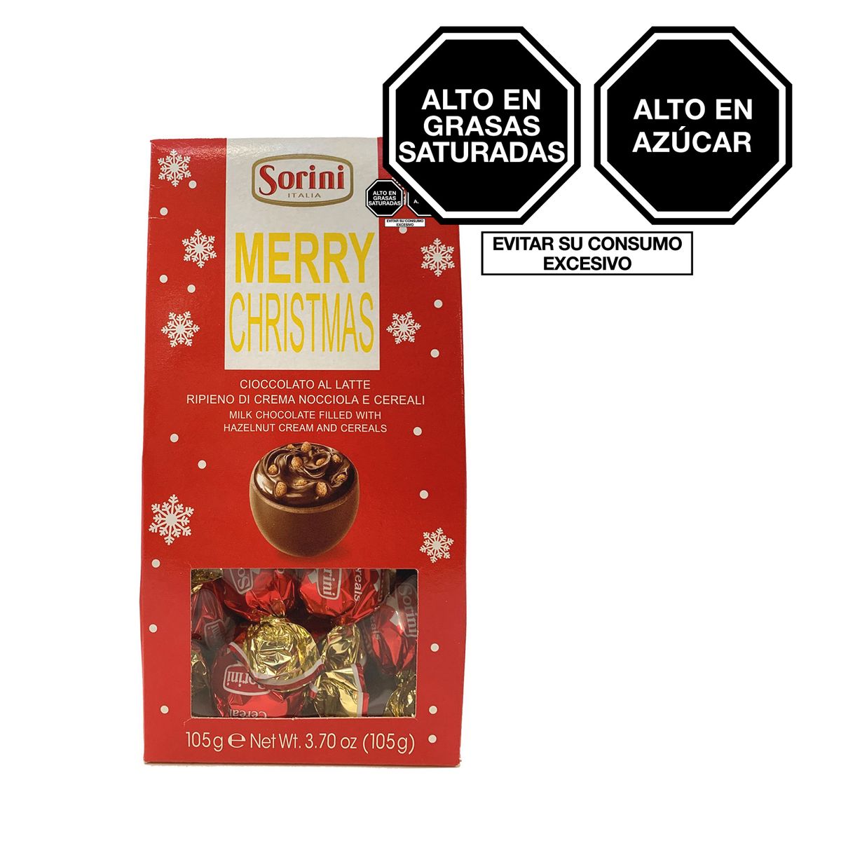 SORINI - Chocolate Sorini Merry Christmas Caja 105 g