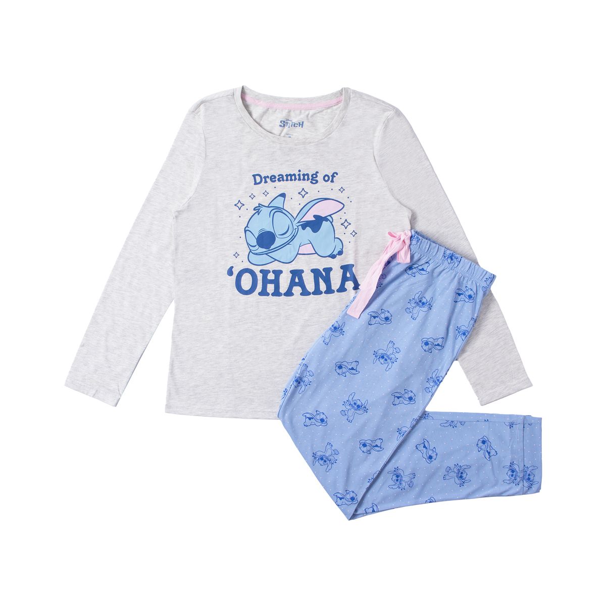 DISNEY - RL - Pijama Stitch Mujer Redwood