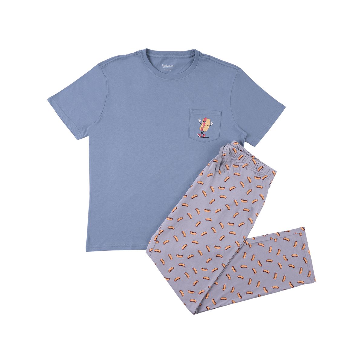 REDWOOD - Pijama Manga Corta Hombre Redwood