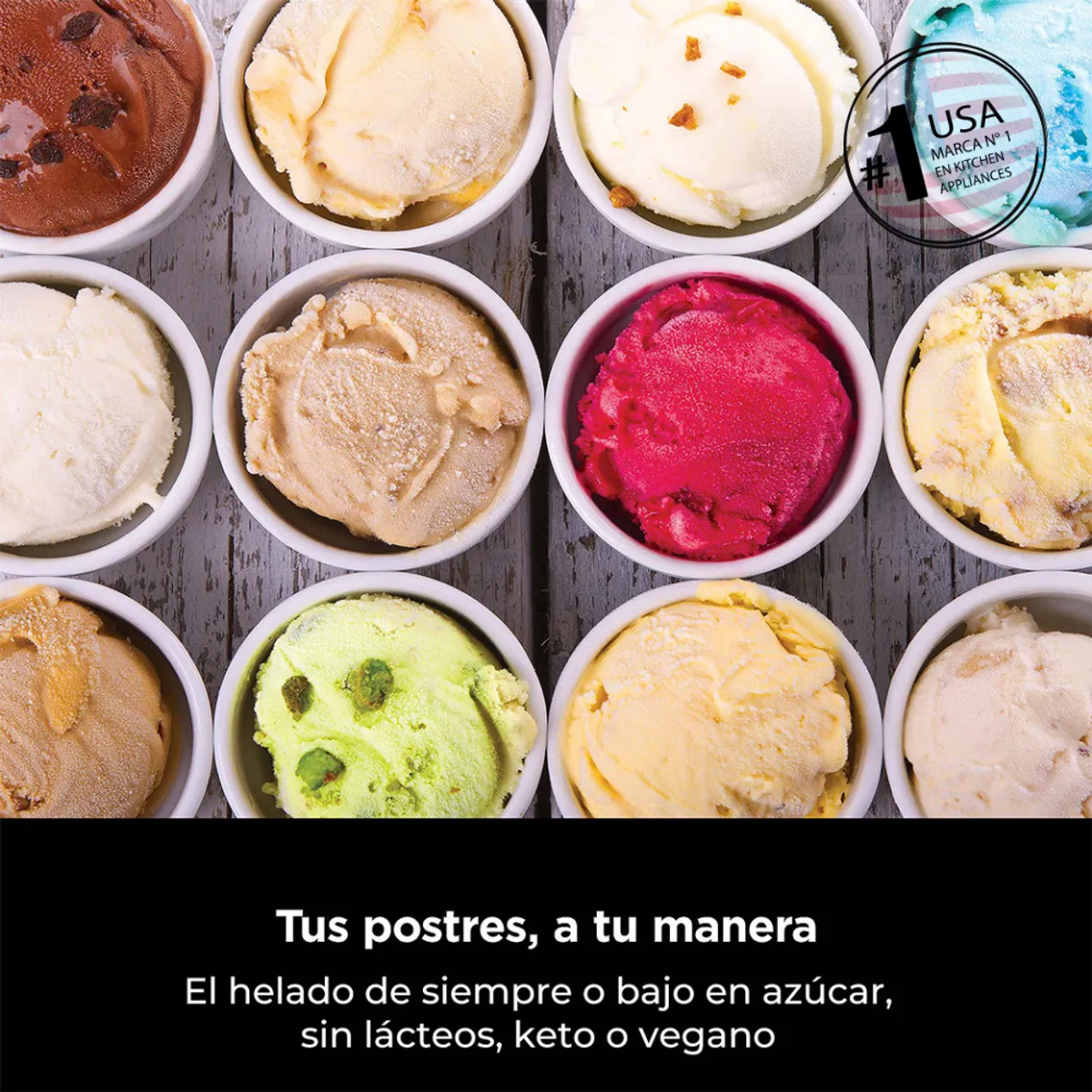 NINJA - Ice Cream Maker Ninja Negra 1.4 L