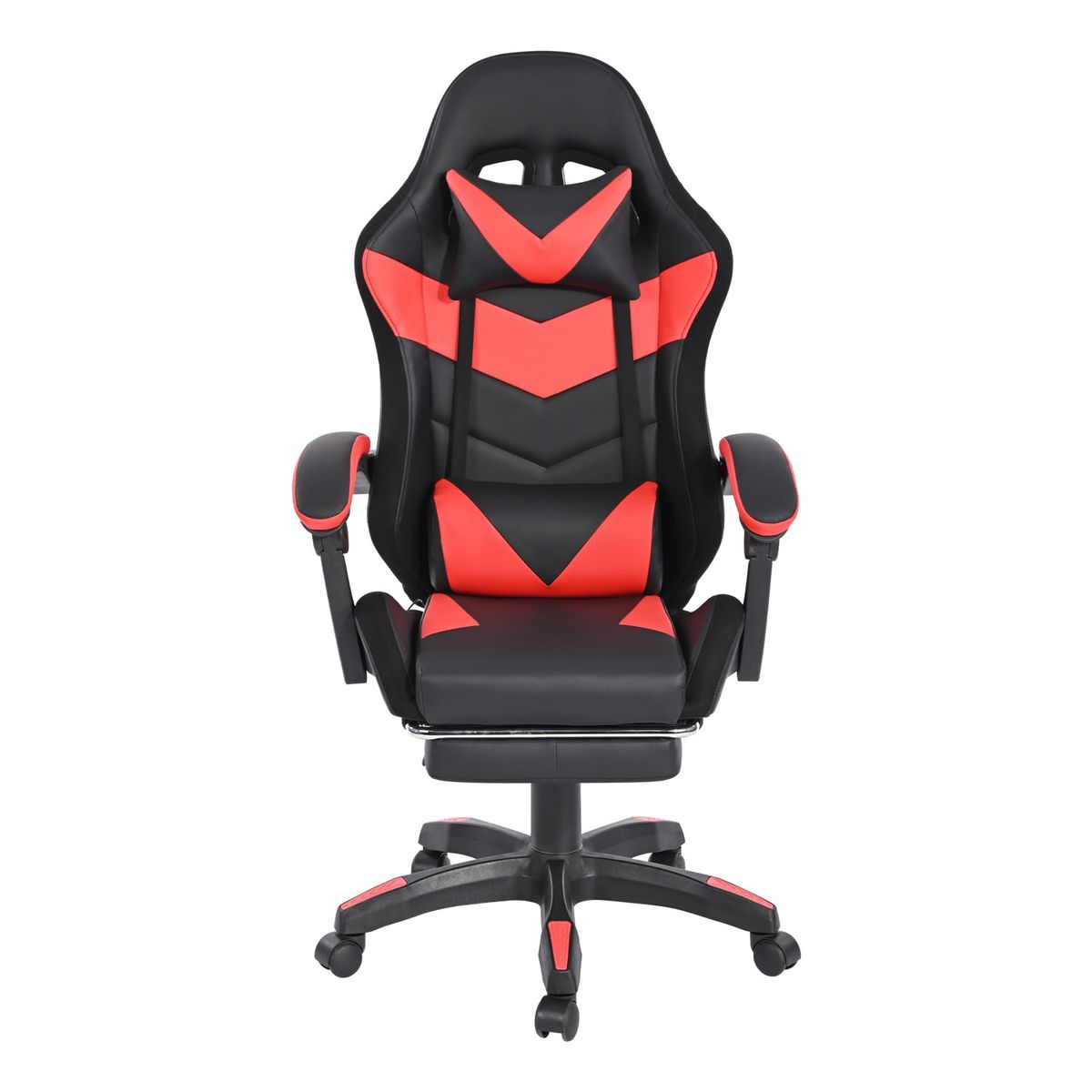 CASA JOVEN - Silla Gamer Reclinable Con Masajead Rojo