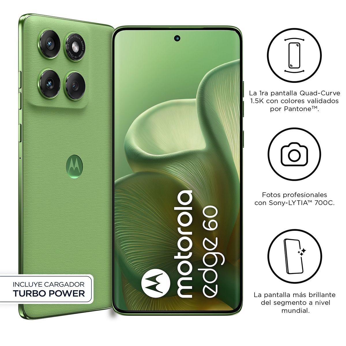 MOTOROLA - Smartphone Motorola Edge 60 12+512Gb Verde