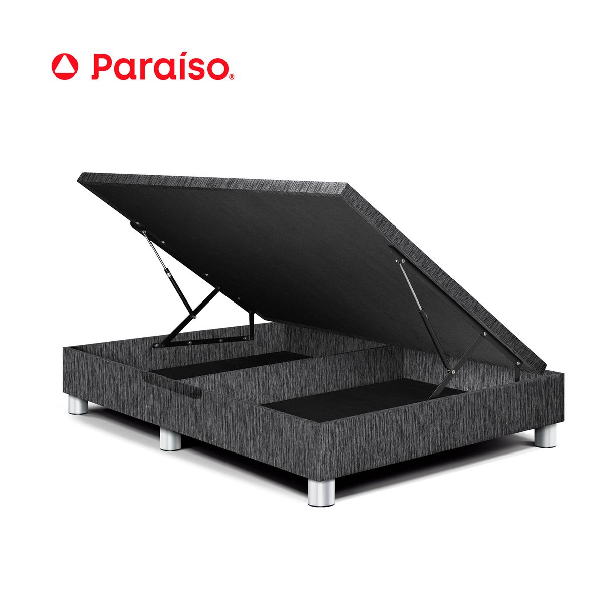 PARAISO - Boxet Deluxe Queen Charcoal