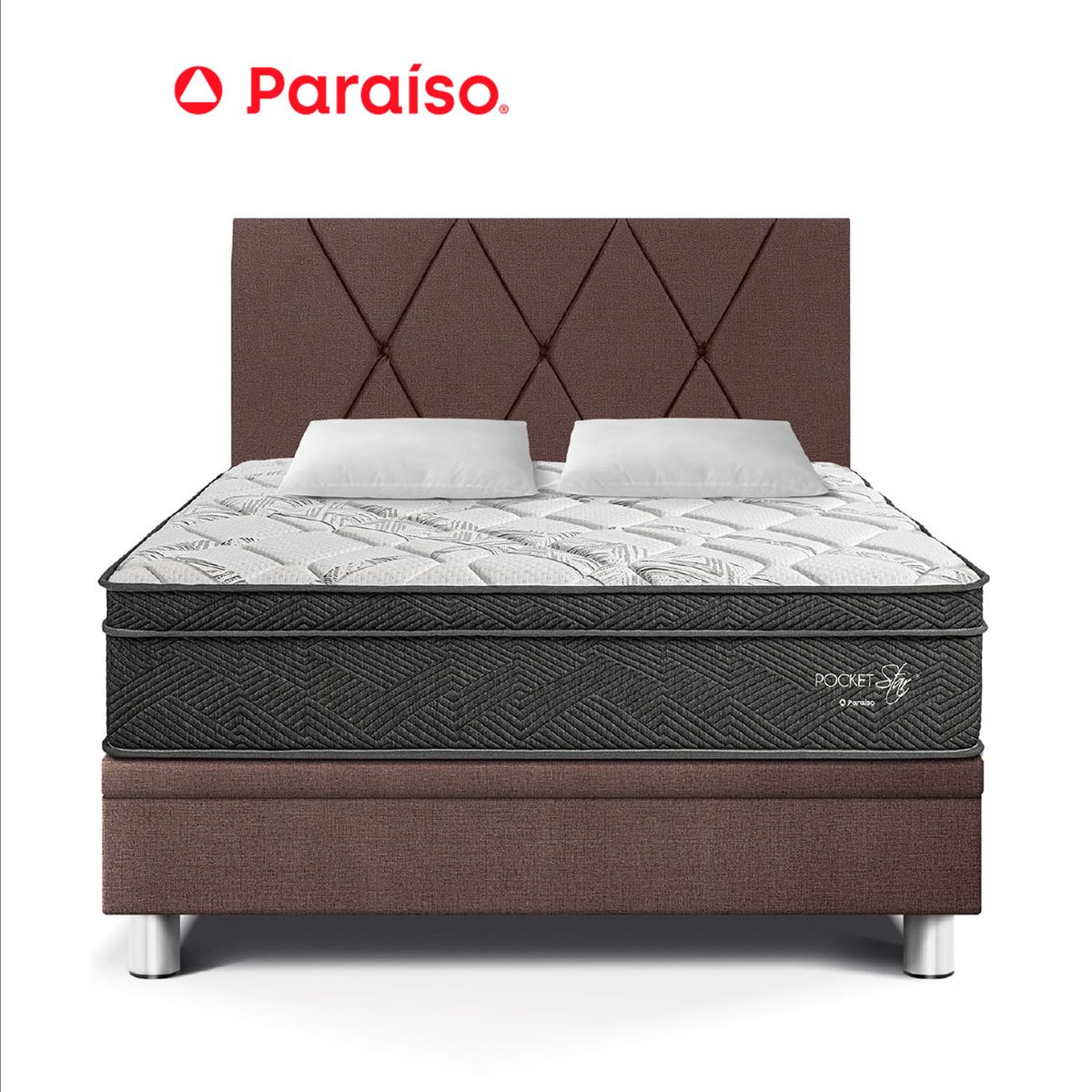 PARAISO - Dorm Boxet Pocket Star 2 Pzs Choco